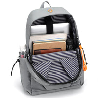 HKM-609107 Waterproof 17 Inch Nylon Student Backpack with Large Capacity for Laptops