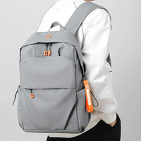 HKM-609107 Waterproof 17 Inch Nylon Student Backpack with Large Capacity for Laptops
