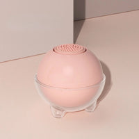 HKM-6091581 Silicone Pet Bath Brush with Shampoo Dispenser for Dogs and Cats - Soft Rubber Bristles