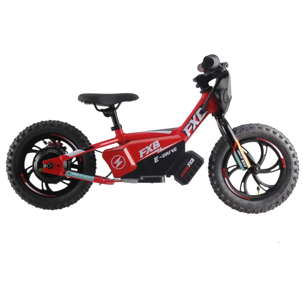 HKM-609299 36V Electric Scooter Balance Bike for Kids - Training Bicycle with 12" Wheels and Disc Brakes