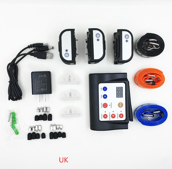 HKM-6093373 Wireless Electric Dog Fence System with Collar for Safe Outdoor Training and Boundary Control