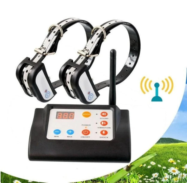 HKM-6093373 Wireless Electric Dog Fence System with Collar for Safe Outdoor Training and Boundary Control