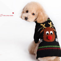 HKM-6094269 Cozy Christmas Pet Sweater for Cats and Dogs - Warm Acrylic Knit Apparel in Various Sizes