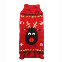 HKM-6094269 Cozy Christmas Pet Sweater for Cats and Dogs - Warm Acrylic Knit Apparel in Various Sizes