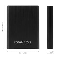 HKM-609427 Portable 1.8-Inch Solid State Hard Drive with Brush Pattern, 3600RPM Speed, 2MB Cache, ABS Shell