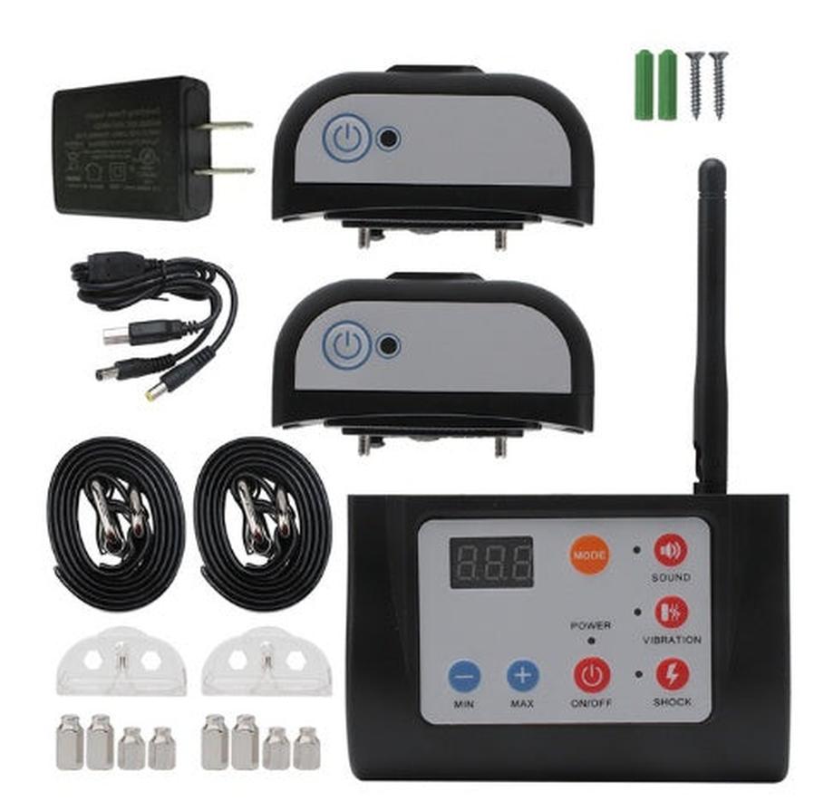 HKM-609427 Wireless Pet Containment System with 4 Training Modes and Reflective Dog Collar