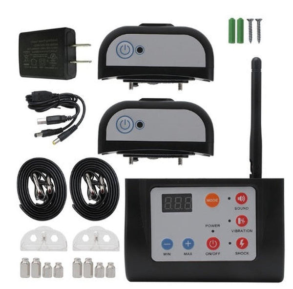 HKM-609427 Wireless Pet Containment System with 4 Training Modes and Reflective Dog Collar