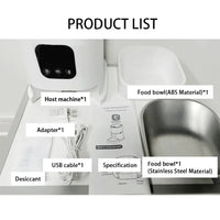 HKM-609491 Smart Pet Feeder and Water Dispenser with Automatic Sensor and WiFi Connectivity