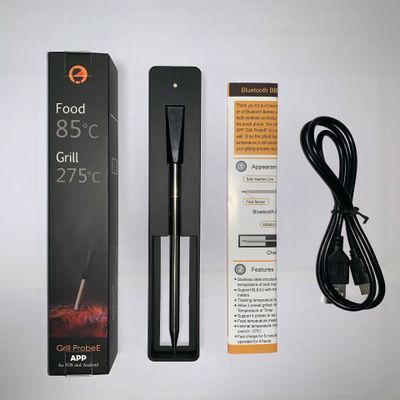 HKM-609555 Bluetooth BBQ Thermometer Probe with Dual Temperature Detection and Smartphone App Integration