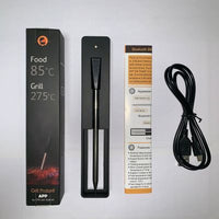 HKM-609555 Bluetooth BBQ Thermometer Probe with Dual Temperature Detection and Smartphone App Integration