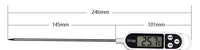 HKM-609555 Bluetooth BBQ Thermometer Probe with Dual Temperature Detection and Smartphone App Integration