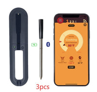 HKM-609555 Bluetooth BBQ Thermometer Probe with Dual Temperature Detection and Smartphone App Integration