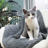 HKM-6096701 Cozy Plush Pet Blanket for Dogs and Cats - Various Sizes Available