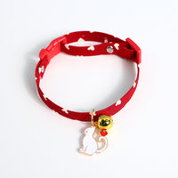 HKM-6097853 Adjustable Cat Bow Tie Ring - Unisex Pet Collar with Various Designs