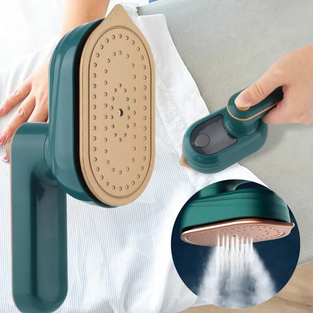 HKM-609875 Portable Mini Rotating Garment Steamer with High-Temperature Steam Technology for Effective Ironing