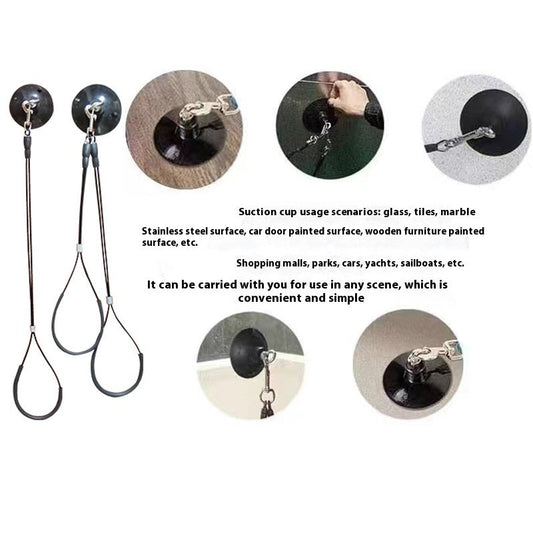 HKM-6099645 Pet Bath Steel Wire Rope with Suction Cup ¨C Single and Double Options Available