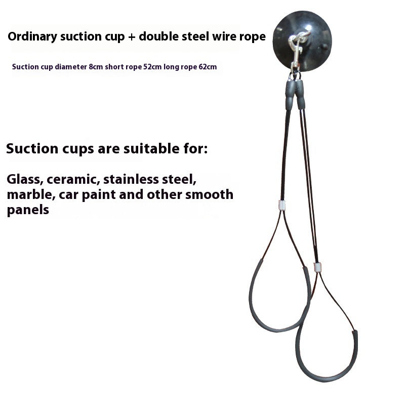 HKM-6099645 Pet Bath Steel Wire Rope with Suction Cup ¨C Single and Double Options Available