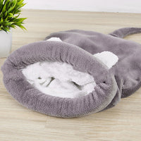 HKM-6099901 Semi-Enclosed Pet Sleeping Bag for Small and Medium Dogs and Cats - Soft Cloth, Four Seasons, Available in Multiple Colors