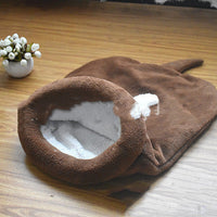 HKM-6099901 Semi-Enclosed Pet Sleeping Bag for Small and Medium Dogs and Cats - Soft Cloth, Four Seasons, Available in Multiple Colors
