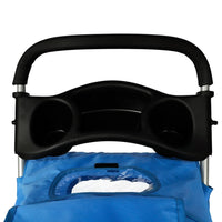 HKM-6101309 Foldable Pet Stroller for Dogs and Cats, Water-Resistant Travel Buggy with Storage Compartment, Smooth Ride