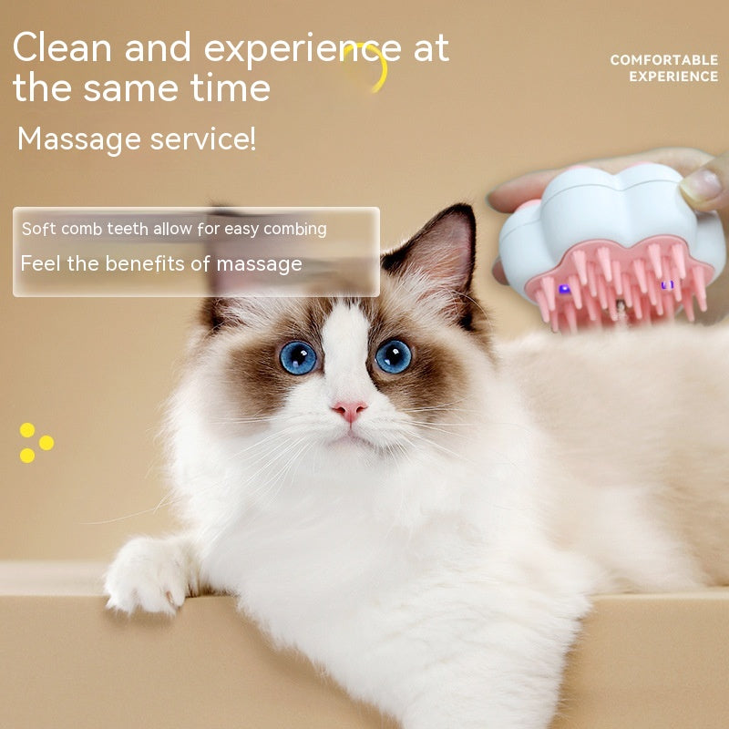 HKM-6101437 Pet Steam Massage Grooming Comb for Cats and Dogs ¨C Hair Removal and Relaxation Tool