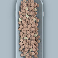 HKM-6101821 Anti-Tip Plastic Pet Bowl for Small Dogs, Adult Cats, and Kittens - 200ml Capacity
