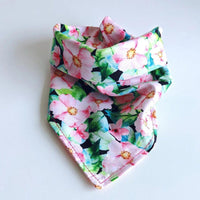 HKM-6103229 Double Printed Cotton Triangle Scarf for Dogs - Available in Three Sizes