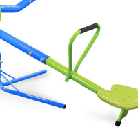 HKM-610323 Outdoor Seesaw for Kids with 360-Degree Rotating Plastic Seats – Sturdy Design for Four Children