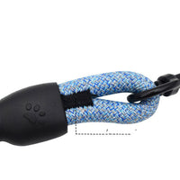 HKM-6104893 Linen Nylon Round Rope Pet Traction Set with Adjustable Chest Strap, Multiple Color Options