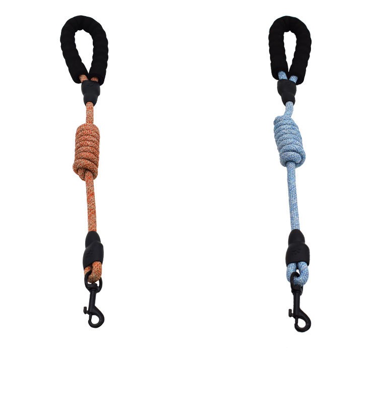 HKM-6104893 Linen Nylon Round Rope Pet Traction Set with Adjustable Chest Strap, Multiple Color Options