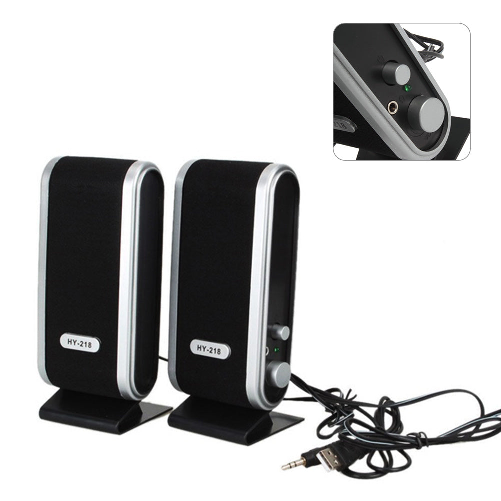 HKM-610515 Compact USB Mini Speaker with 2x3W Output Power and 150Hz-20kHz Frequency Response