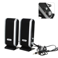 HKM-610515 Compact USB Mini Speaker with 2x3W Output Power and 150Hz-20kHz Frequency Response