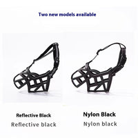 HKM-6105277 Dog Mouth Cover for Small, Medium, and Large Breeds - Reflective and Durable Design