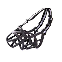 HKM-6105277 Dog Mouth Cover for Small, Medium, and Large Breeds - Reflective and Durable Design