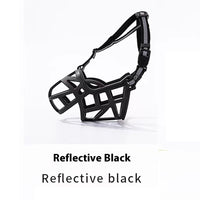 HKM-6105277 Dog Mouth Cover for Small, Medium, and Large Breeds - Reflective and Durable Design