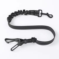 HKM-6105405 Pet Safety Rope Car Safety Buckle - Nylon Strap in Red, Blue, and Black