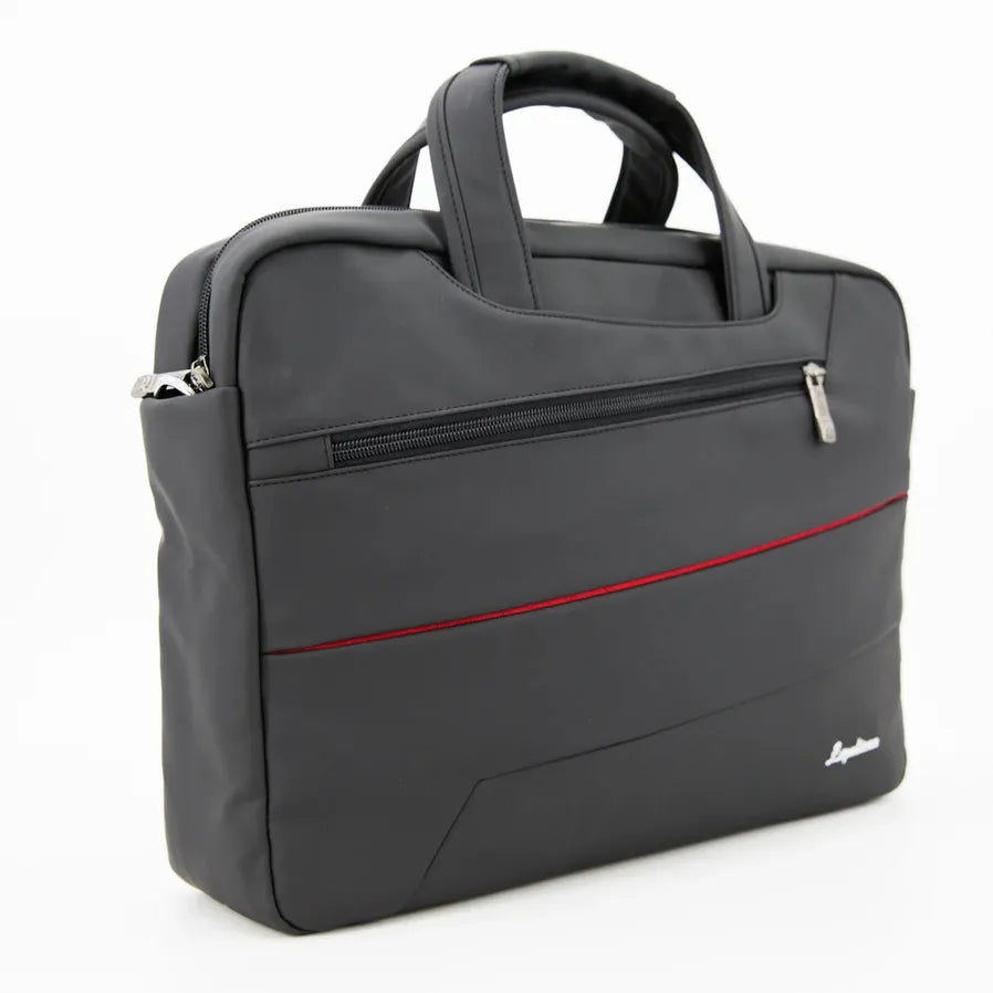 HKM-610579 Polyester Business Laptop Bag with Side Zipper for Daily Use