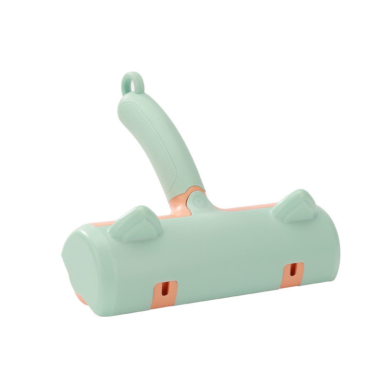 HKM-6107197 Cat Hair Removal Brush for Effective Pet Fur Cleanup - Available in Mint Green and Twilight Gray