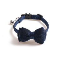 HKM-6107581 Solid Color Cloth Cat Collar - Adjustable Size 1.0 x 28CM in Transparent Packaging