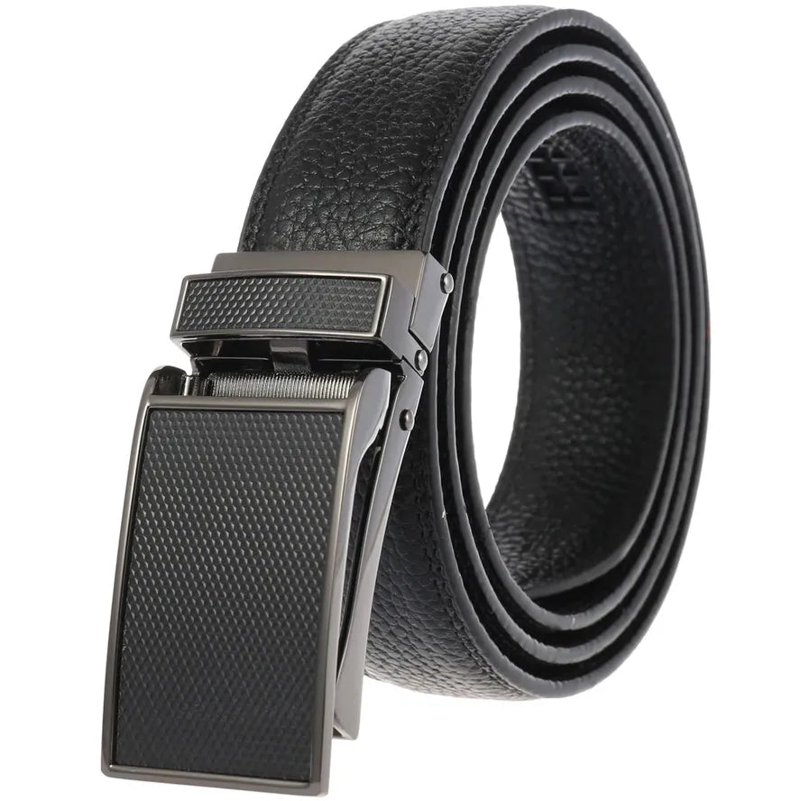 HKM-610899 Men's Automatic Ratchet Belt with Custom Printing Capability