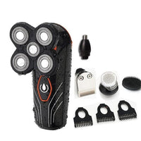 HKM-611091 Floating Electric Shaver with Ergonomic Design and 4D Double Ring Blade