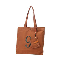 HKM-611091 Korean-Inspired Large Capacity Canvas Shoulder Tote Bag for Women