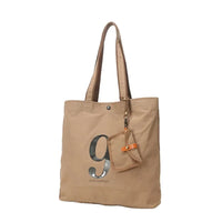 HKM-611091 Korean-Inspired Large Capacity Canvas Shoulder Tote Bag for Women