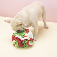 HKM-6111037 Sniffing Ball Plush Toy for Dogs - Fleece Material, Interactive Foraging Game, Two Sizes Available