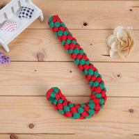 HKM-6112189 Cotton Rope Knot Toy for Dog Teeth Cleaning and Stress Relief, 20 cm