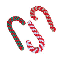 HKM-6112189 Cotton Rope Knot Toy for Dog Teeth Cleaning and Stress Relief, 20 cm