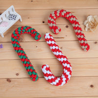 HKM-6112189 Cotton Rope Knot Toy for Dog Teeth Cleaning and Stress Relief, 20 cm