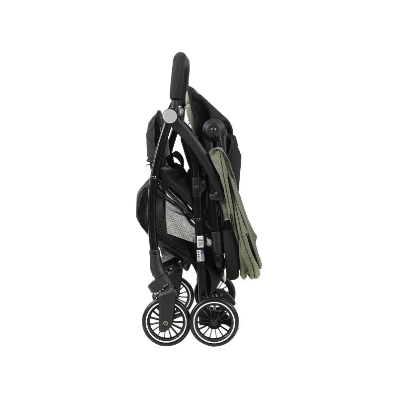 HKM-611219 Foldable Luxury Newborn Stroller for Infants 0-6 Months - Portable Sit and Sleep Design