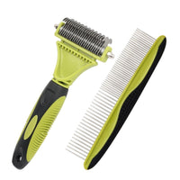 HKM-6112957 Pet Grooming Comb Set for Knot Removal and Detangling - 6 or 9 Piece Options Available