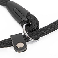 HKM-6113341 Nylon Double-Headed Dog Collar in Black - Adjustable Size S, M, L